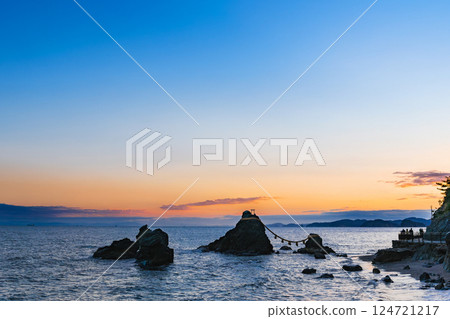 Ise Meoto Iwa Rocks at Dawn 124721217