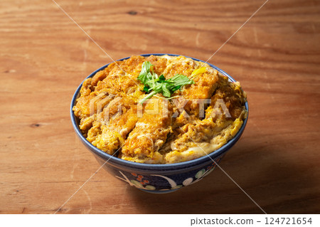 A hearty pork cutlet bowl 124721654