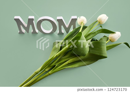 Happy mother's day. Tulips for Mom Happy mother's day. Tulips for Mom 124723170