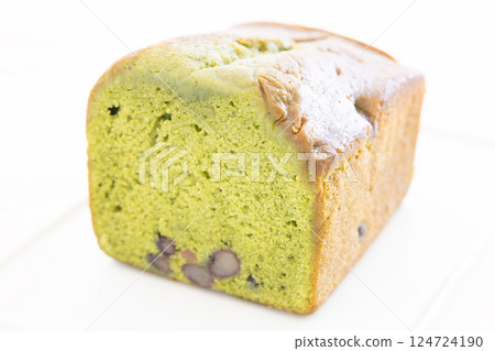抹茶磅蛋糕好吃 抹茶磅蛋糕好吃 124724190
