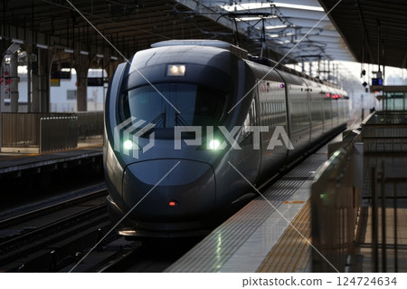 Modern high speed commuter train Modern high speed commuter train 124724634