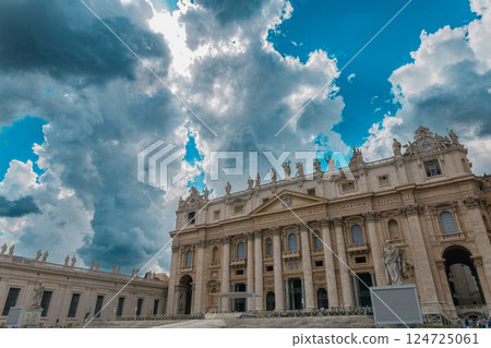 view of St. Peter's Basilica view of St. Peter's Basilica 124725061
