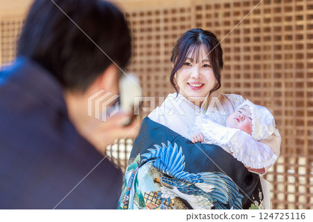 Dad taking photos of the shrine visit 124725116