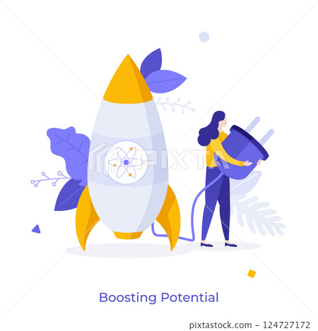 Business Character Concept. Vector Illustration 124727172