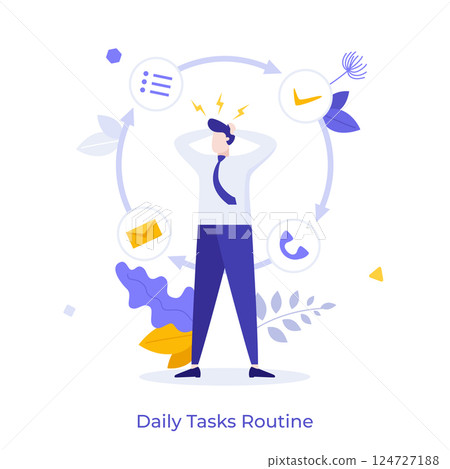Business Character Concept. Vector Illustration 124727188