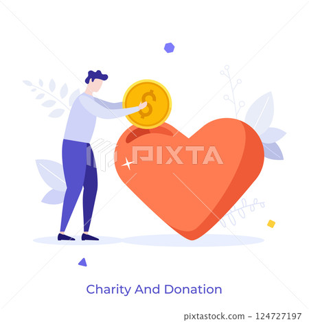Business Character Concept. Vector Illustration Business Character Concept. Vector Illustration 124727197