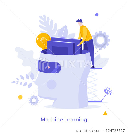 Business Character Concept. Vector Illustration Business Character Concept. Vector Illustration 124727227