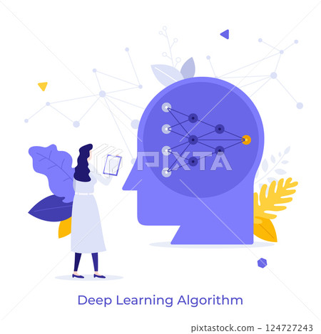 Business Character Concept. Vector Illustration Business Character Concept. Vector Illustration 124727243