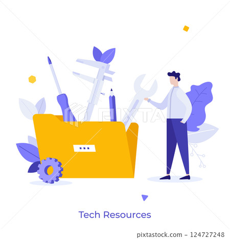 Business Character Concept. Vector Illustration 124727248