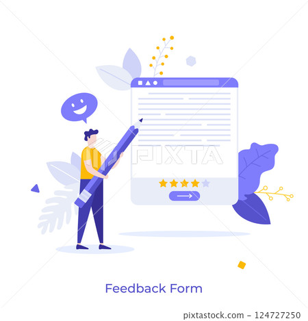 Business Character Concept. Vector Illustration Business Character Concept. Vector Illustration 124727250