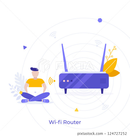 Business Character Concept. Vector Illustration Business Character Concept. Vector Illustration 124727252