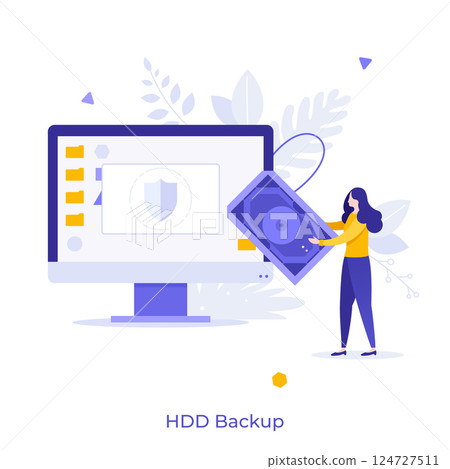 Business Character Concept. Vector Illustration Business Character Concept. Vector Illustration 124727511