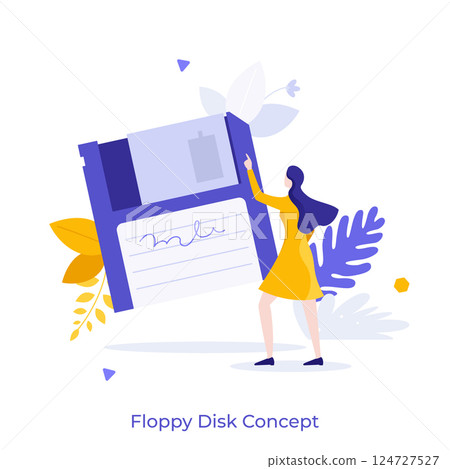 Business Character Concept. Vector Illustration Business Character Concept. Vector Illustration 124727527