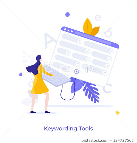 Business Character Concept. Vector Illustration Business Character Concept. Vector Illustration 124727565