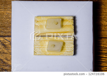 Paraffin blocks with cancer samples, samples for histological examination of the tumor. Paraffin blocks with cancer samples, samples for histological examination of the tumor. 124728106