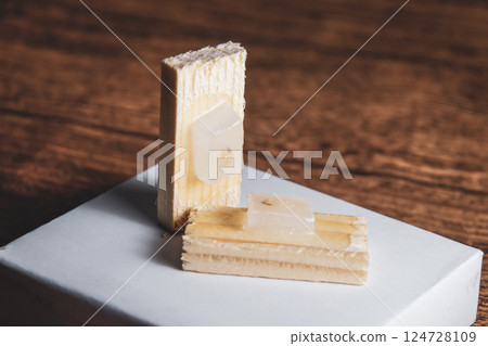 Paraffin blocks with cancer samples, samples for histological examination of the tumor. Paraffin blocks with cancer samples, samples for histological examination of the tumor. 124728109