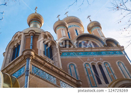 Architecture Design Of The Exterior Of St. Nicholas Church Architecture Design Of The Exterior Of St. Nicholas Church 124729269
