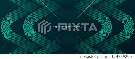 Modern abstract background. Gradient geometric lines pattern. Futuristic style. Suit for poster, cover, banner, flyer, booklet, website, brochure, backdrop. Vector illustration Modern abstract background. Gradient geometric lines pattern. Futuristic style. Suit for poster, cover, banner, flyer, booklet, website, brochure, backdrop. Vector illustration 124729290
