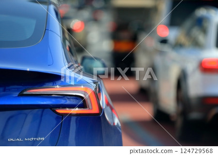 汽車尾燈 汽車尾燈 124729568