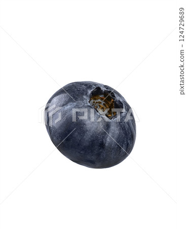 Blueberries fruit on white background, Fresh Blueberry on White Background 124729689