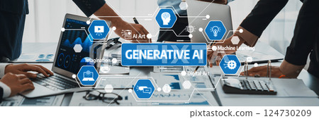 Engaging Collaboration on Generative AI Concepts with Modern Technology in a Professional Workspace. Amity 124730209