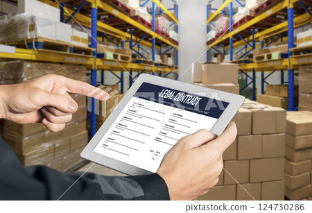 Digital legal contract provide terms and conditions document snugly on screen Digital legal contract provide terms and conditions document snugly on screen 124730286