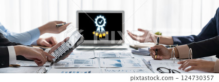 Online Product Certification Passed - A Milestone for Business Excellence brisk 124730357