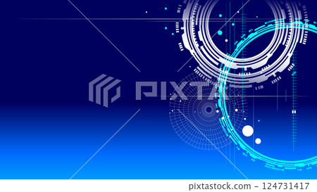 Artificial intelligence and computer technology background illustration_05 Artificial intelligence and computer technology background illustration_05 124731417