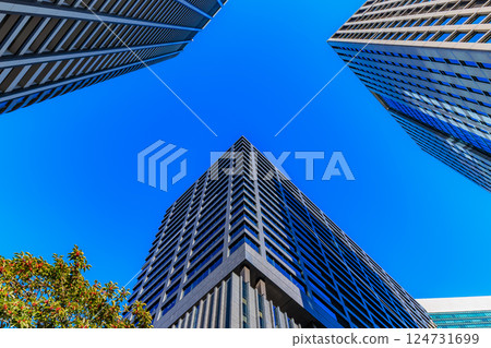 東京港區東新橋城市景觀汐留住友大樓 東京港區東新橋城市景觀汐留住友大樓 124731699
