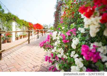 The Rafael Larco Herrera Museum is filled with flowers 124733032