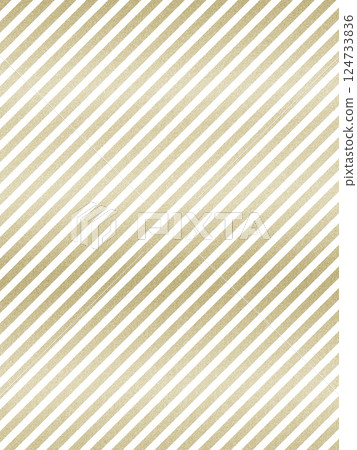 Striped diagonal pattern background illustration material Gold shiny Christmas 124733836