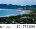The coast seen from the Chiba Prefectural Tateyama Wild Bird Forest, Heisaura, Tateyama City, Chiba Prefecture 124733899