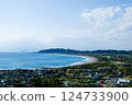 The coast seen from the Chiba Prefectural Tateyama Wild Bird Forest, Heisaura, Tateyama City, Chiba Prefecture 124733900