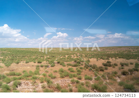 The vast steppes of Central Asia The vast steppes of Central Asia 124734113