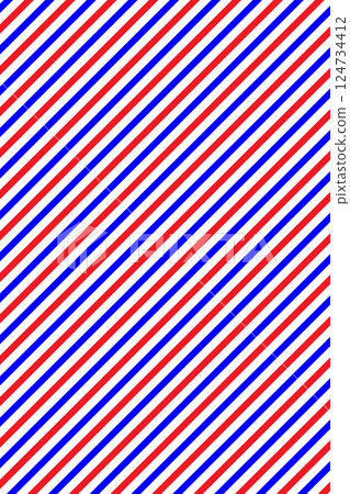 Striped diagonal pattern background illustration material - tricolor red, blue, and white - PNG transparent vector Striped diagonal pattern background illustration material - tricolor red, blue, and white - PNG transparent vector 124734412