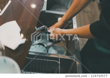 kitchen, kitchens, tableware 124734577