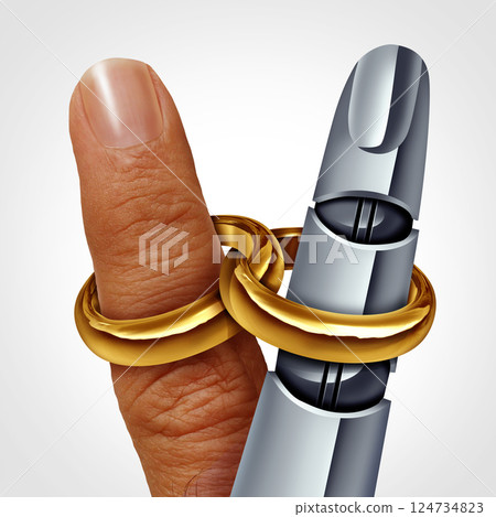 Robot Marriage 124734823