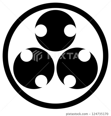 This is the family crest. It is called a thin ring with three copper pins. 124735170