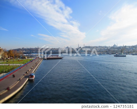 Türkiye Istanbul Diorama Style 124735181