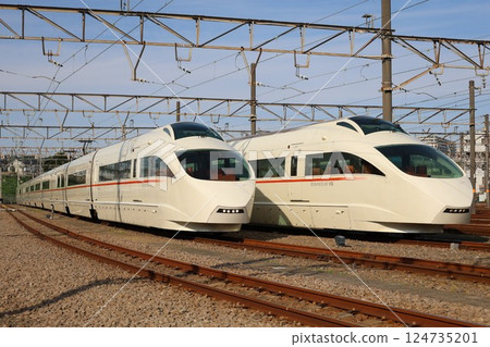 Photo session of the 50000 series (VSE) at Odakyu Ebina Inspection Yard 124735201