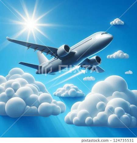 飛機圖標 124735531