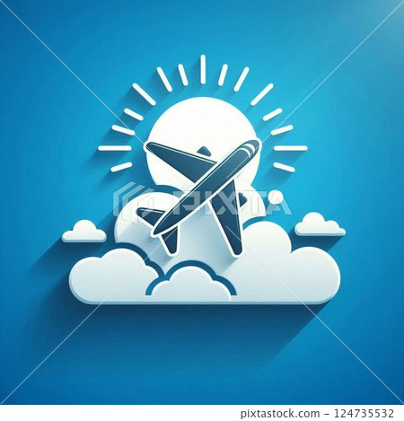 飛機圖標 124735532