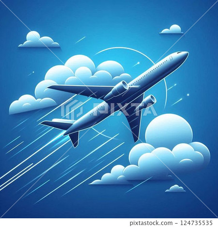 飛機圖標 124735535