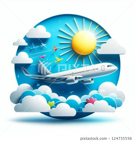 飛機圖標 124735556