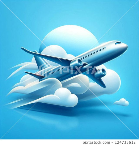 飛機圖標 124735612