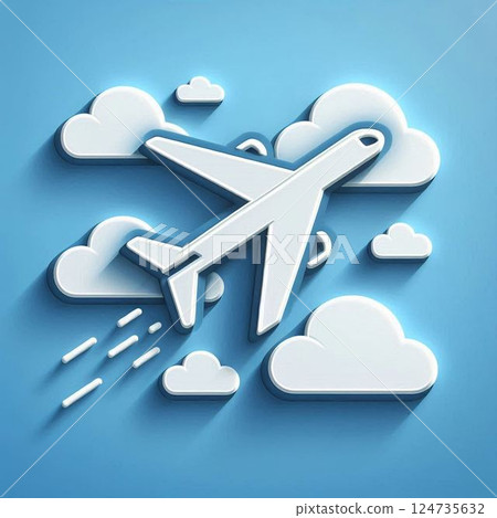 飛機圖標 124735632