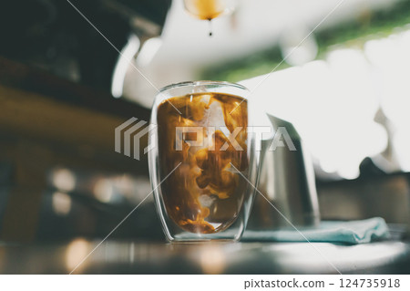 ice coffee, coffee, ice cream 124735918