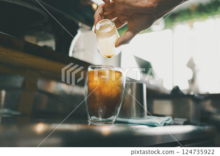 brewed, brewing, coffee 124735922