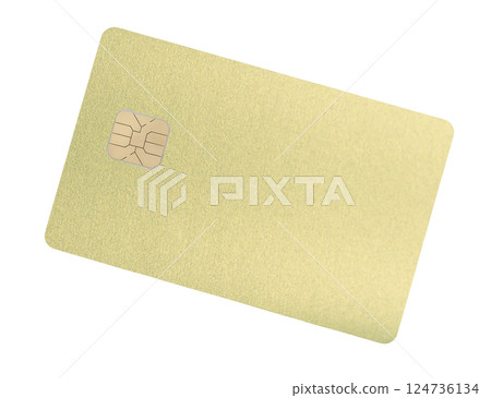 Card with grainy texture. Glossy plastic credit or debit with chip, shining gradient, elegant 124736134