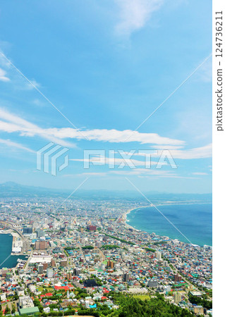 Hakodate of Hokkaido blue sky 124736211